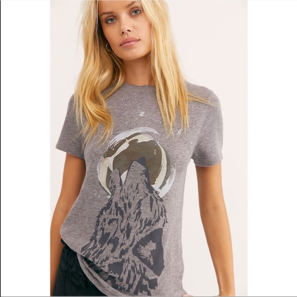 Free People // Animal Tee NWOT - Picture 1 of 8